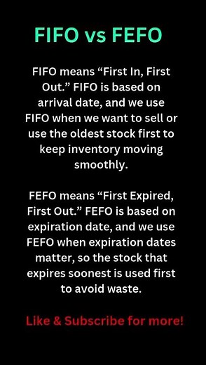 FIFO vs FEFO – Key Difference for Storekeeper & Warehouse Jobs