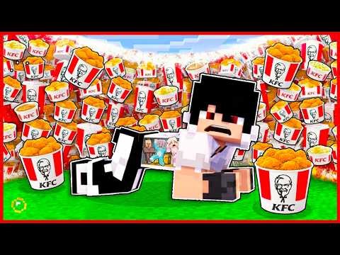 1000 YOUTUBER MEMBUAT RESTORANT ANOMALI MCDONALD VS KFC DI MINECRAFT ! JATUH MISKIN !