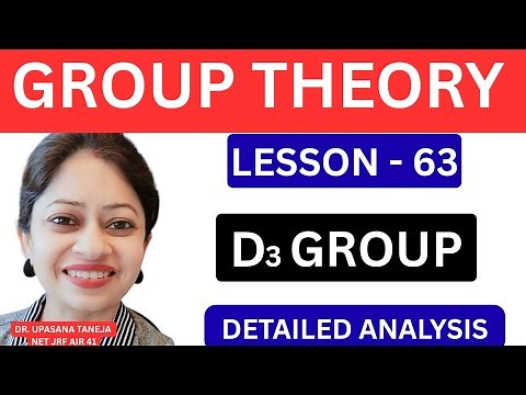 Dihedral Group D₃ 🔹 Properties, Elements & Subgroups Simplified (IIT JAM / CSIR NET / B.Sc)