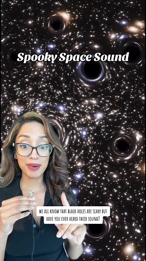 Creepy space sound #spacefacts #space #blackhole #outerspace #nasa #spacetok #funfacts #creepyfacts #spookyseason #scarysounds