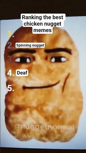 Ranking the best chicken nugget memes