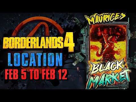 Black Market Vending Machine Location!! (Feb 5, 2026) - Borderlands 4