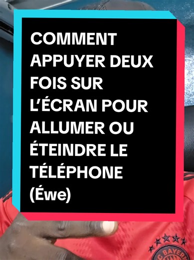 Comment appuyer deux fois sur l’ecran pour éteindre ou allumer le téléphone #eteindre_telephone #appuie_ecran #deux_fois