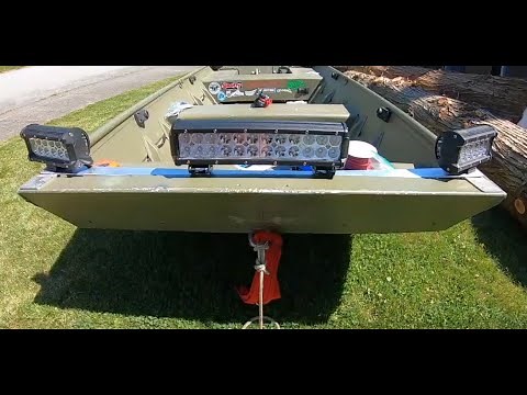 Light Bar Install on Jon Boat (Part 1)