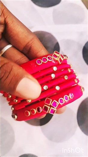 How to make silk thread bangles at home 🥰 |available now|DM to WhatsApp 9342827336