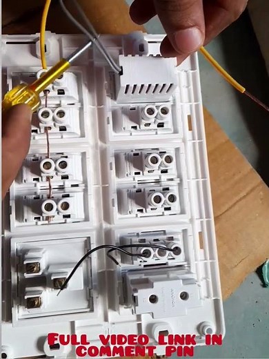 12 model switch board connection || ‪@electricsciencetrick‬