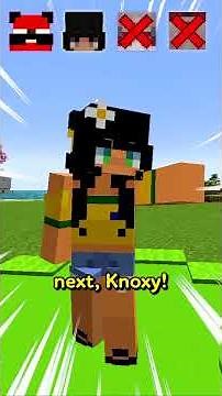 MINECRAFT, BUT THE LAST ONE TO LEAVE THE CIRCLE WINS! ⭕🏃‍♂️🏆 #shorts