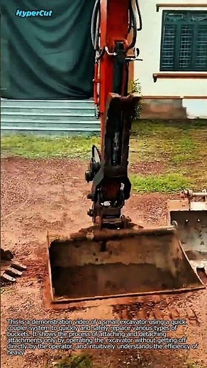 How to replace excavator buckets by use and quick coupler safety operation guide #worker #process