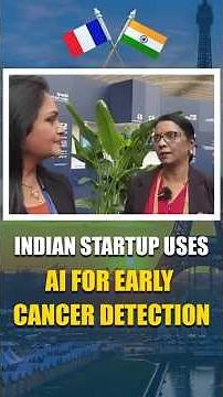 Indian Startup Uses AI for Early Cancer Detection #bharatinnovates2026