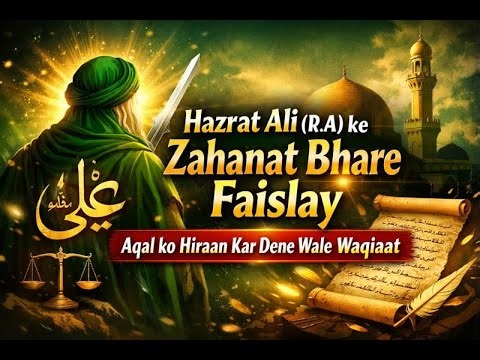 Hazrat Ali (R.A) ke Zahanat Bhare Faislay — Aqal ko Hiraan Kar Dene Wale Waqiaat