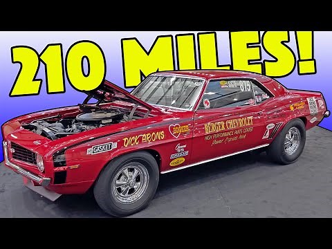 LOW MILE 1969 Camaro NHRA Super Stocker Sponsored by Berger Chevrolet