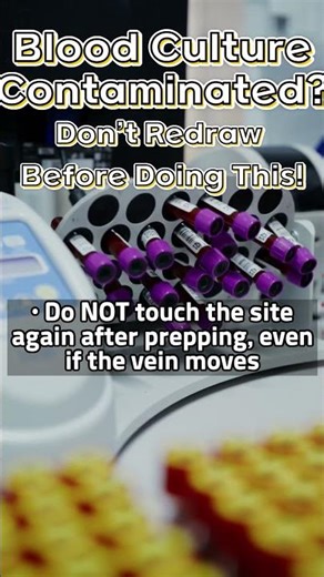 Aseptic Technique Re-Education Guide for Contaminated Blood Culture Cases #foreignnurses #usnurse