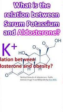 What is the relation between serum potassium and aldosterone?