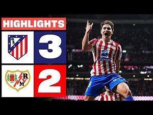 Atlético Madrid vs Rayo Vallecano 3-2 Resumen y Goles | LaLiga 2025