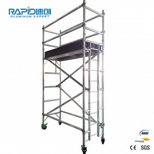 [Hot Item] Aluminum Tubular Scaffolding Formwork Building Steps Truss Mobile Tower Scaffold System