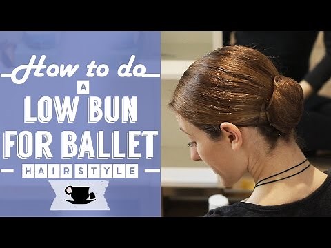 How To Do a Low Bun Hair Style for Ballet | Lazy Dancer Tips