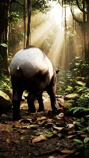 Giant Tapir in 8K – Jungle Explorer in Realistic Action #GiantTapir #WildlifeIn8K #JungleAnimals