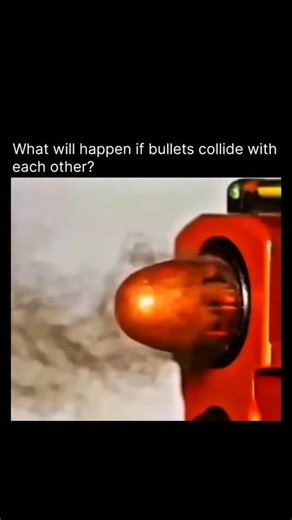 net technology on Instagram: "When bullets collide mid-air, the result is dramatic but unpredictable 🔫⚡. At such high speeds, they can flatten, shatter, or even fuse together depending on the angle and force. Instead of a perfect “Hollywood explosion,” physics usually leaves behind deformed metal fragments, showing just how violent and rare such collisions truly are. Follow (us) !! Boost Your Experience level Every Day ⚡ With - @net.technology #explain #everything #time #knowledge #ideas #creat