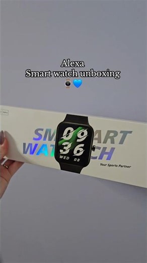 ALEXA SMARTWATCH UNBOXING ⌚️ AMAZON’S COOLEST GADGET YET! #asmr #unboxing #amazonfinds #shorts