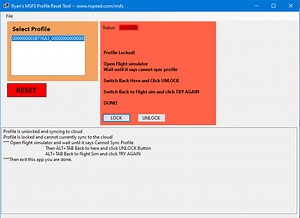 MSFS2020 Profile / Pilot Log Reset Tool ~ RyanGralinski.com