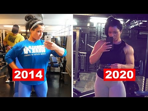 Mariana Konda transformation | Then and now 2014-2020 | Beautiful muscle girl transformation