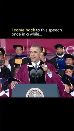 I come back to this speech once in a while