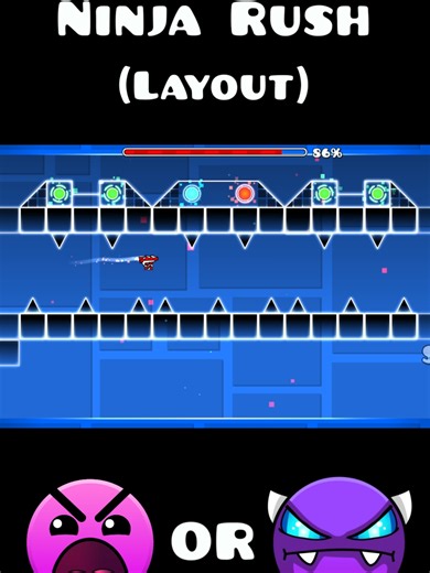 Creating a Ninja Rush Layout in Geometry Dash