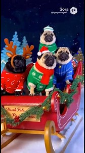 We’re pugs ❤️😻😂 #christmas2025 | Pug Philosophy