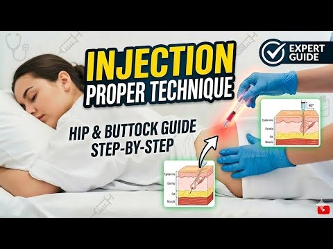 How to Give an Injection at Home Safely I Step-by-setp Tutorial 🥼💉🩺