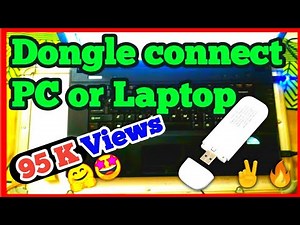 Dongle how to connect with PC or Laptop | Airtel broadband |