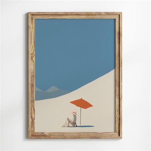 Reading Nook Decor, Tiny Woman Book Print – Minimalist Bookish Poster – Library Art - Etsy