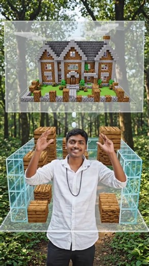 me build minecraft house plan