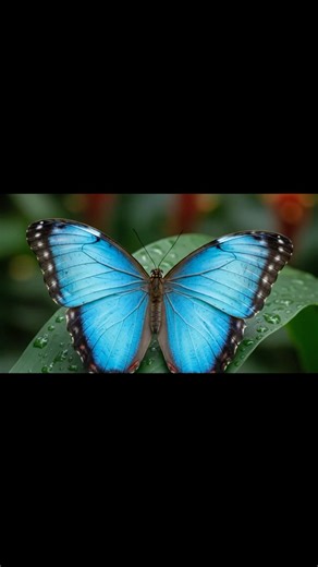 The Illusion of Blue: The Scientific Secret of the Morpho Butterfly #insects #bluemorpho #biology