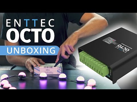 Unboxing the NEW ENTTEC OCTO!