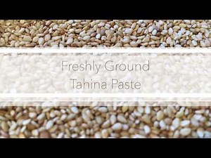How to make Tahini Paste | Easy Tahini Recipe | Homemade Tahini Paste