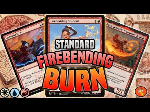 Bayo is our Battery as we Use FIrebending Mana for Burn Spells! (M:tG Arena Standard Bo3)