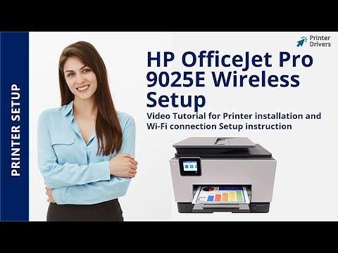 HP Officejet Pro 9025e Wireless Setup | Printer installation | Wi-Fi setup | Printer Unboxing