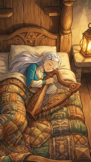 Sweet Dreams in the Elven Cabin 🌸 Cozy Sleeping Animation