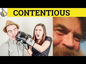 🔵 Contentious - Bone of Contention - Contentious Meaning - Bone of Contention Examples - GRE 3500