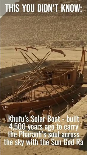 👉 The 4,500-Year-Old Boat Buried Beside the Great Pyramid