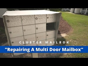 Repair Mailbox Door and Installing Mailbox Lock
