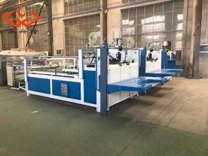 [Hot Item] High Speed Semi Automatic Gluing Machine Folding Carton Box Gluing Paper Folder Gluer Machine