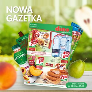 12K views · 247 reactions |  Sprawdź najnowsze okazje Dino w gazetce, dostępnej pod linkiem ⤵️ https://marketdino.pl/gazetki/lista/standard Promocje czekają na Ciebie od 30 sierpnia do 5 września!  | Dino Polska | Facebook