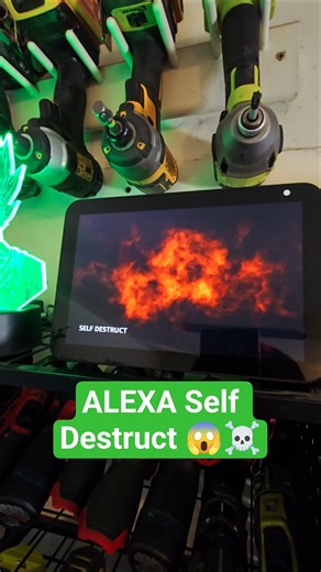 I told My Alexa To Self Destruct and it did it 😱 #funny #humor #alexa #shorts #tech #try