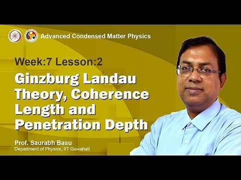 Ginzburg Landau Theory, Coherence length and penetration depth