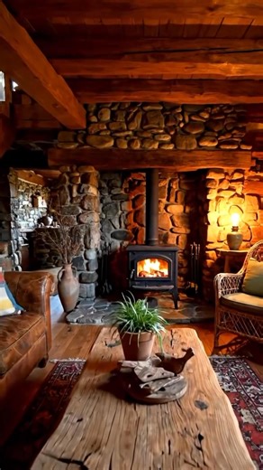 Would this off-grid cabin make you happy? Far from the noise of the city, this simple home offers peace, nature, and freedom. Could you see yourself living here forever? | Mountain Cabin