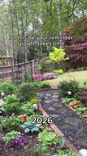 5 years later - shady garden path transformation | garden before and after #garden