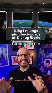Why I always plan backwards at Disney World ⏮️ #disneyworld