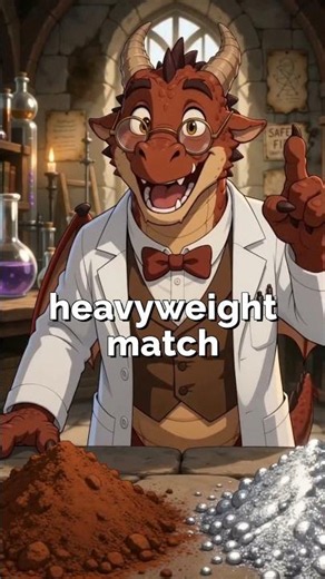 Dr. Ignis explains thermite #chemistry #dragon #educational #furry #mythology #science #shorts #fyp