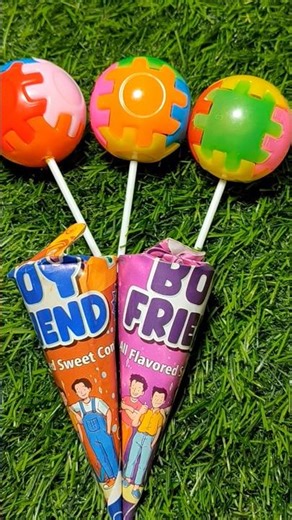 Sweet colourful chocolate lollipop 🍭 | lollipop candy chocolate | #chocolate #lollipop #shorts